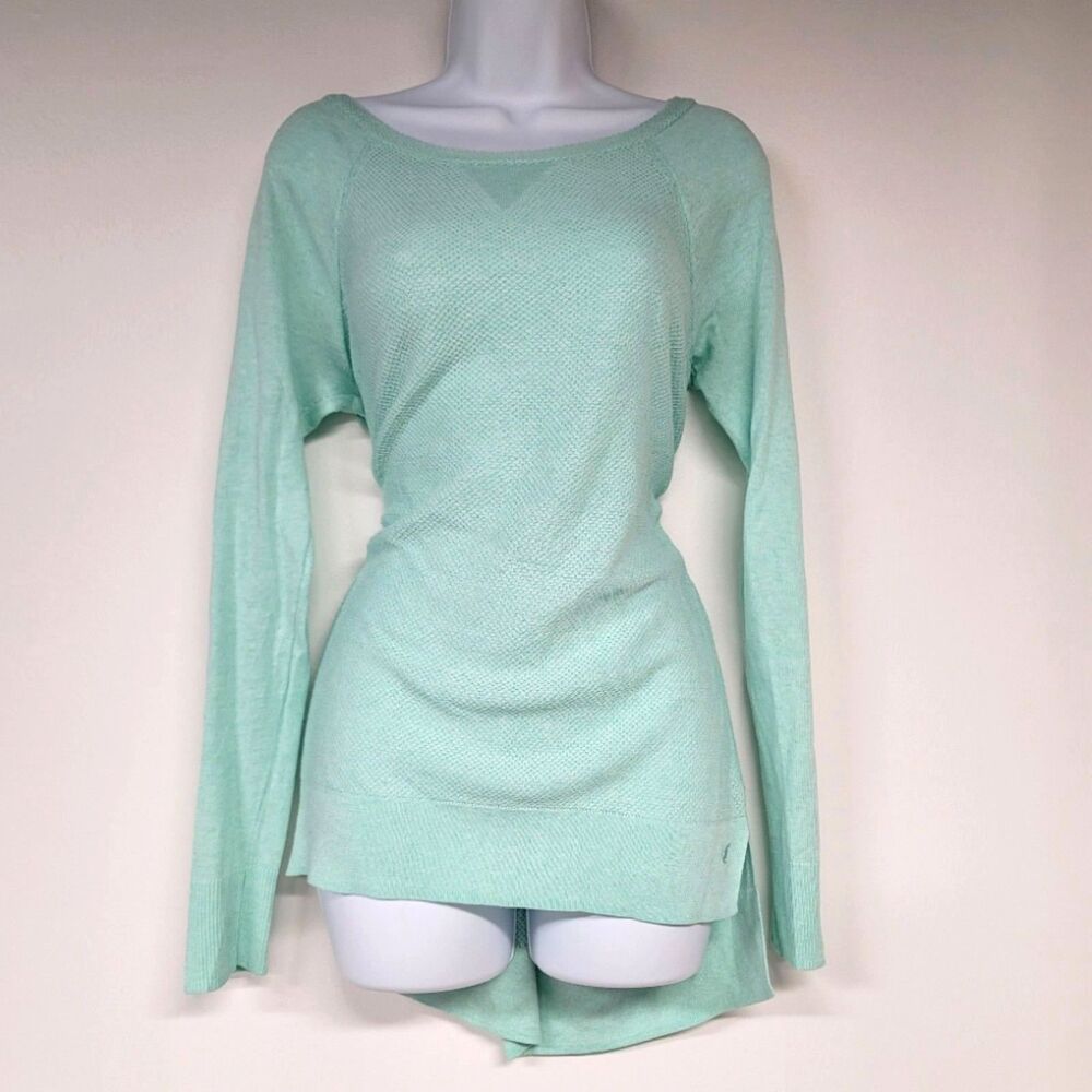 American Eagle Minty Green Knit Top Size Medium